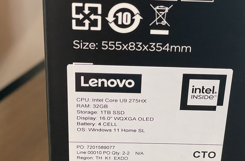 LENOVO LEGION PRO 7 16IAX10H