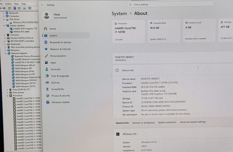 Lenovo ThinkStation P2 Tower Gen 1